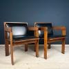 Pair of Dining Armchairs by Fratelli Reguitti, Italy, 1970s