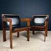 Pair of Dining Armchairs by Fratelli Reguitti, Italy, 1970s
