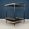 Mid-Century Mahogany Bar Cart by Ico Parisi for MB Italy 1960s