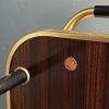 Mid-Century Mahogany Bar Cart by Ico Parisi for MB Italy 1960s