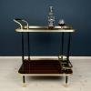 Mid-Century Mahogany Bar Cart by Ico Parisi for MB Italy 1960s