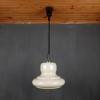 Retro glass pendant lamp Yugoslavia 1980s