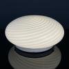 Classic swirl murano glass ceiling or wall lamp Italy 1970s