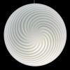 Classic swirl murano glass ceiling or wall lamp Italy 1970s