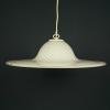 Classic swirl Murano glass pendant lamp Vetri Murano Italy 1970s