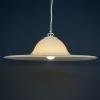 Classic swirl Murano glass pendant lamp Vetri Murano Italy 1970s