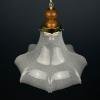 1 of 2 Murano glass pendant lamp Flower Italy 1970s