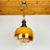 Mid-century murano pendant lamp Mazzega Italy 1970s
