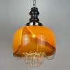 Mid-century murano pendant lamp Mazzega Italy 1970s