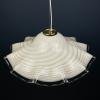 Large murano glass pendant lamp Italy 1970s Mid-century italian modern lighting