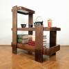 Mid-century wood coffee table Yugoslavia Meblo 1970s italian design
