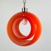 Carlo Nason murano pendant lamp Eclisse, Italy 1960s