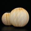 Mid-century Murano ball table lamp by VeArt, Italy 1970s, Set of 2