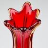 Vintage red murano vase, Italy 1970s
