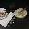 Vintage alabaster ashtray, Italy 1960s