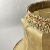 Vintage rawhide pendant lamp, 1950s