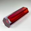 Sommerso murano glass vase style Flavio Poli, Italy 1970s
