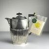 Antique silver plated coffee pot by Sheffield, England, 1890-1910s