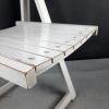 Mid-century wood folding chair mod. Trieste Yugoslavia 1970s style chair Aldo Jacober