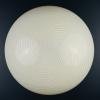 Classic beige swirl murano glass ceiling or wall lamp, Italy, 1970s