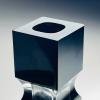 Original Black Sommerso Murano glass Vase by Pagnin & Bon, Italy 1960s