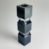 Original Black Sommerso Murano glass Vase by Pagnin & Bon, Italy 1960s