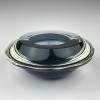 Original blue murano glass ashtray, Italy, 1980s