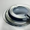 Original blue murano glass ashtray, Italy, 1980s