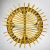 Vintage Rattan Stool, Italy, 1960s
