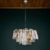 Murano glass chandelier by Mazzega, Italy, 1960s