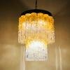 Murano glass chandelier Tronchi by Toni Zuccheri for Venini Italy 1960s