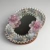 Original Small Murano glass mirror, Italy 1950s
