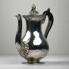 Antique silver plated coffee pot by Christofle, France, 19th century