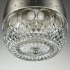 Mid-century glass pendant lamp, Italy 1960s