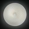 Classic swirl murano glass ceiling or wall lamp Italy 1970s