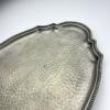 Antique pewter tray or fruit platter, Italy, 1950s