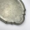 Antique pewter tray or fruit platter, Italy, 1950s