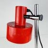 Mid-century red desk lamp Italy 1960s