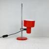 Mid-century red desk lamp Italy 1960s