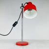 Mid-century red desk lamp Italy 1960s