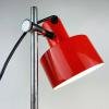 Mid-century red desk lamp Italy 1960s