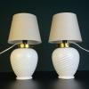 Classic Murano glass table lamps, Italy 1970s, Set of 2