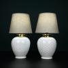 Classic Murano glass table lamps, Italy 1970s, Set of 2