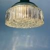 Mid-century green pendant lamp Italy 1970s