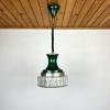 Mid-century green pendant lamp Italy 1970s