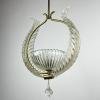 Murano chandelier by Ercole Barovier Barovier & Toso, Italy 1930s