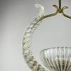 Murano chandelier by Ercole Barovier Barovier & Toso, Italy 1930s