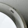 Mid-century XL white plastic pendant lamp by iGuzzini Italy 1980s Vintage Hanging Light Space Age Modern