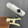 Mid-century clamp lamp by Targetti Italy 1960s space age industrial