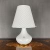 XL Murano Vetri swirl mushroom table lamp Italy 1970s